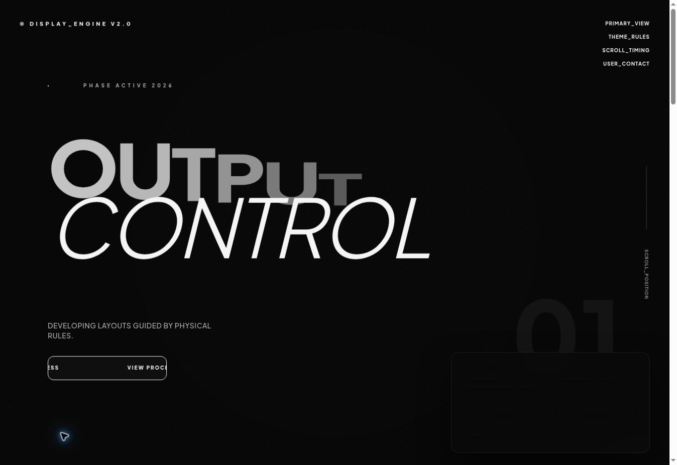 Display Engine website screenshot